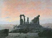 Der Tempel der Juno in Agrigent) Caspar David Friedrich